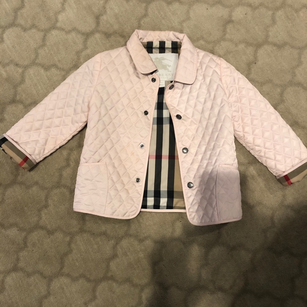 Burberry toddler quilted jacket